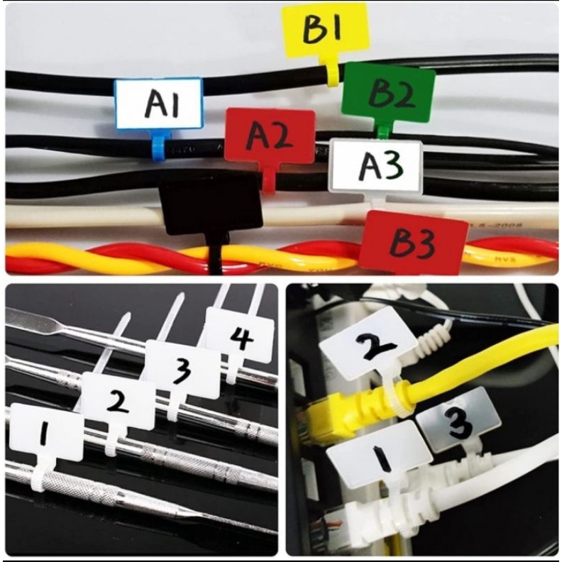 Cable Ties Label 4x150/Kabel Ties Bendera 4x150 kuning