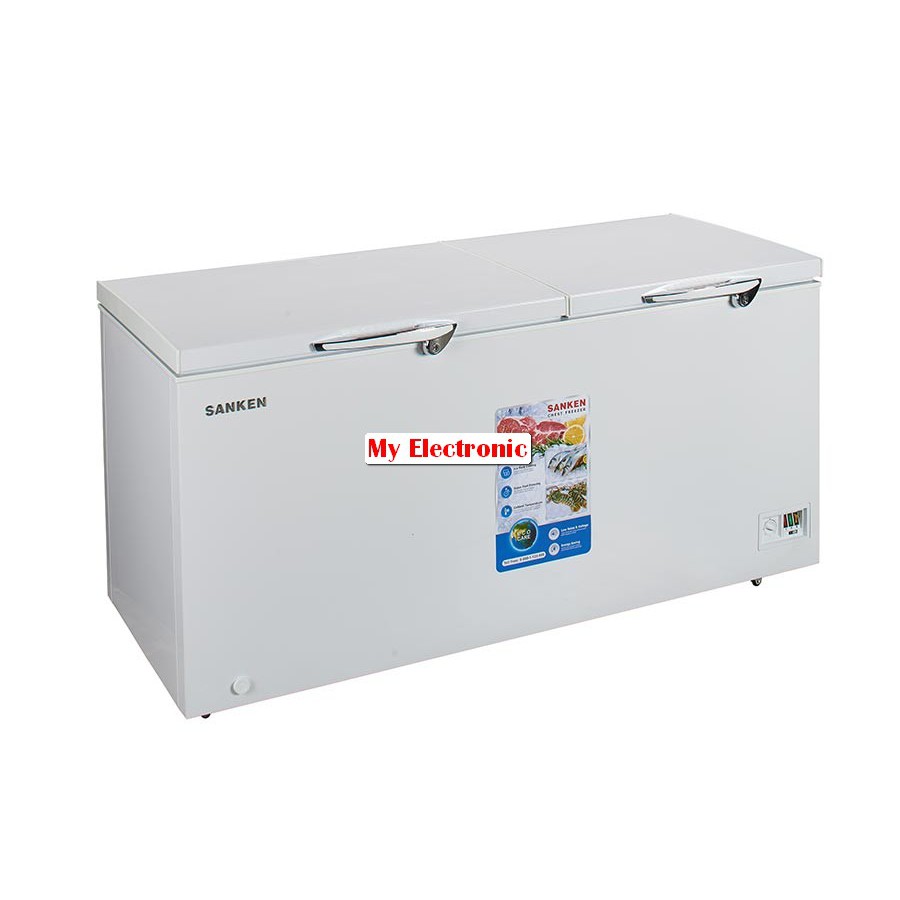 Harga Chest Freezer Sanken SRF-520WHTG Garansi Resmi