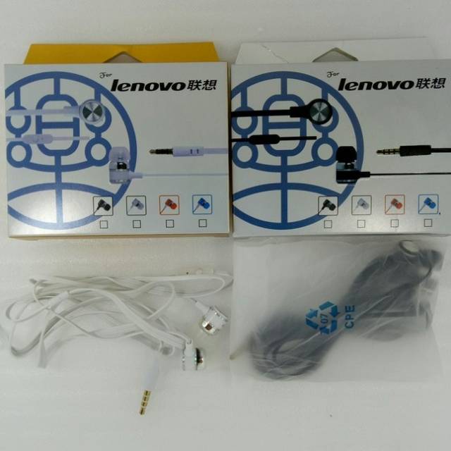 Handsfree Earphone Headset Lenovo Original