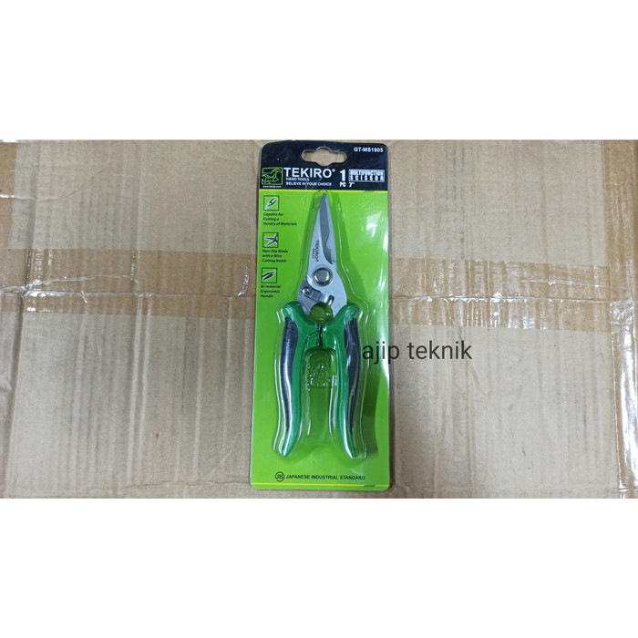 Tekiro Gunting Multifungsi 7 Inch Lurus Multifunction Scissors Per