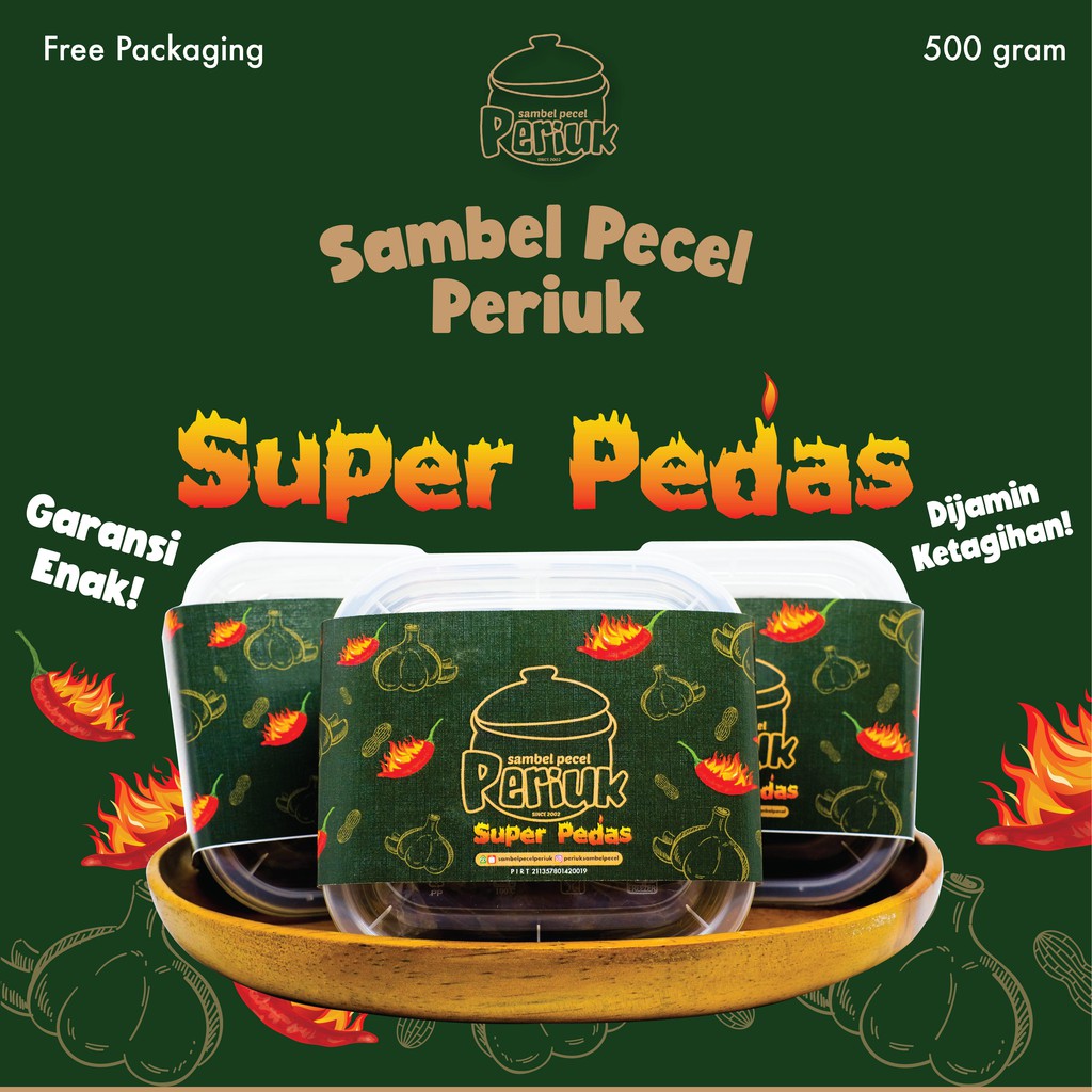 

SAMBEL BUMBU PECEL PERIUK SUPER PEDAS 500gram