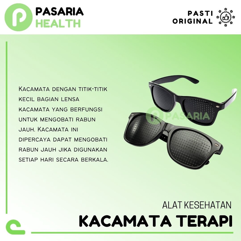 KACAMATA PINHOLE/Kaca Mata Lubang Therapy/Terapi Mata Minus/Plus/Silinder