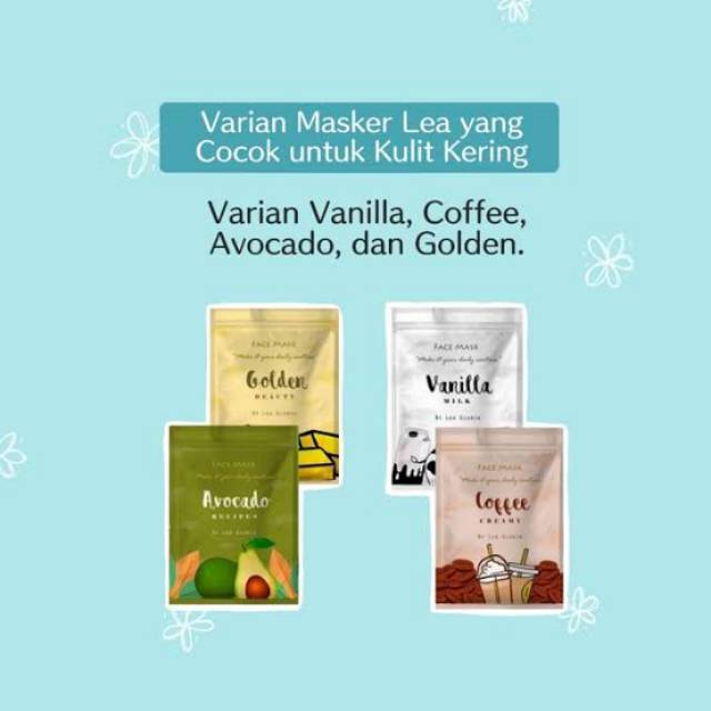 (FREE)Masker lea 20gr Masker by Lea Gloria Face Mask 20 gram MASKER LEA BUBUK BY LEA GLORIA ORGANIK