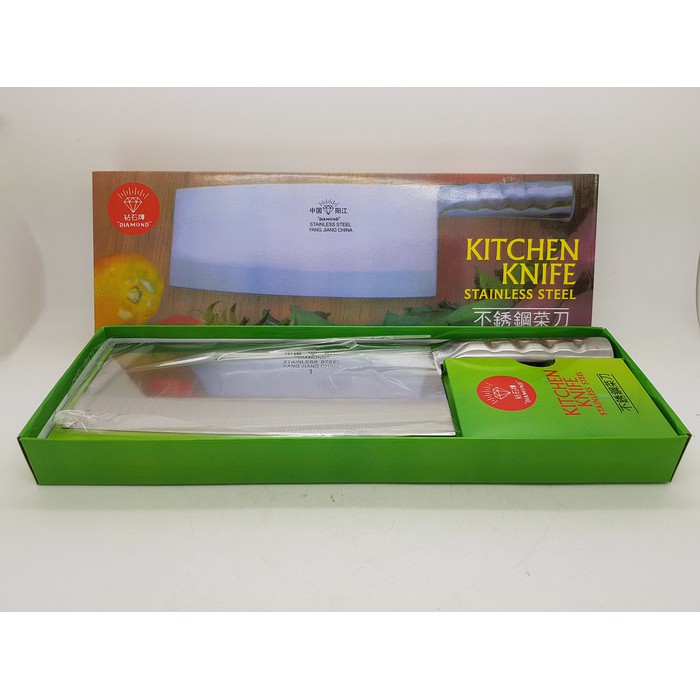 Golok DAGING 12"- DIAMOND / STAINLESS STEEL / pisau