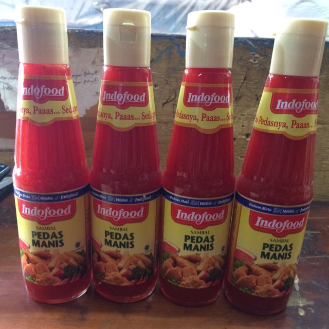 

Sambal Indofood Pedas Manis kemasan botol 340ml