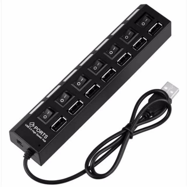 USB 2.0 HUB 7 PORT ON OFF