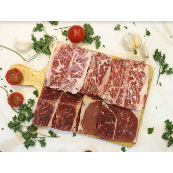 

Hap! Meats Premium Kalbi + Harami (Package C)