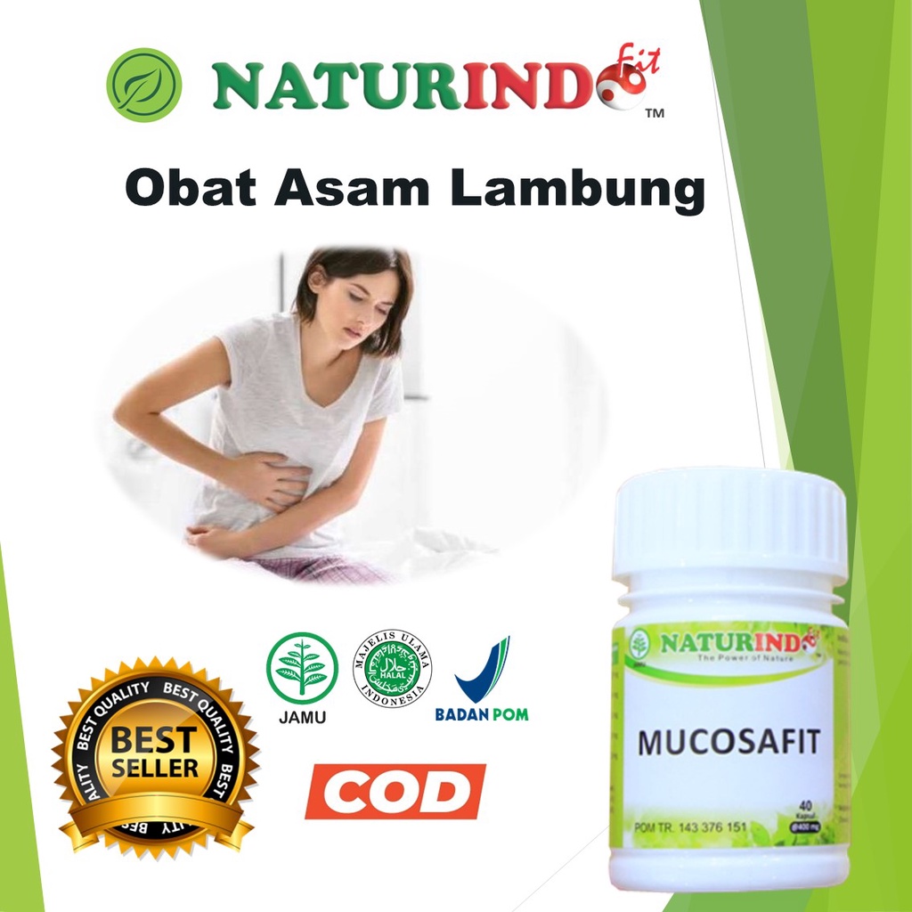 Obat Asam Lambung Kronis Herbal Maag Asam Lambung Anak Maagh Gerd Mucosafit 50 Kapsul