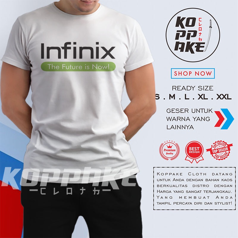 Kaos Infinix Smartphone Logo Baju Distro