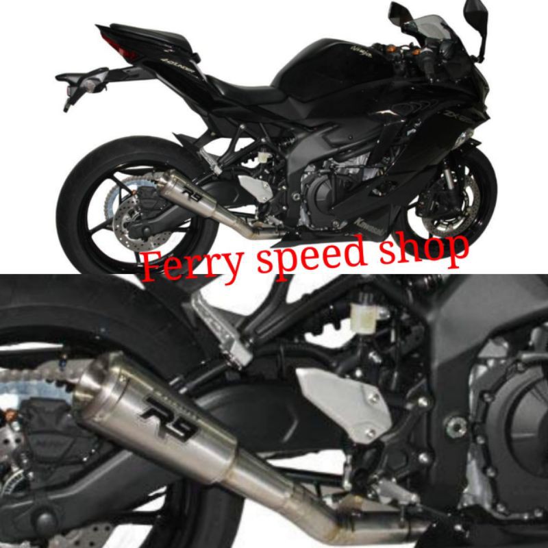 KNALPOT R9 M2 TITANIUM ZX 25R ZX-25R - R9 M2 TITANIUM SERIES ZX25R ZX 25R  R9 M2 NINJA ZX 25R ZX-25R