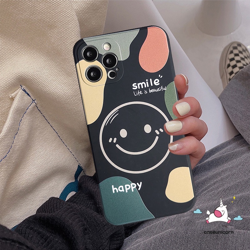 Soft Case Bahan Tpu Motif Happy Smile Untuk Infinix Smart 5 6 Note 8 11 10S 10T 9 10 11s Play