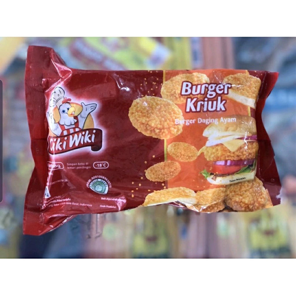 

Cikiwiki Burger Kriuk 310gr