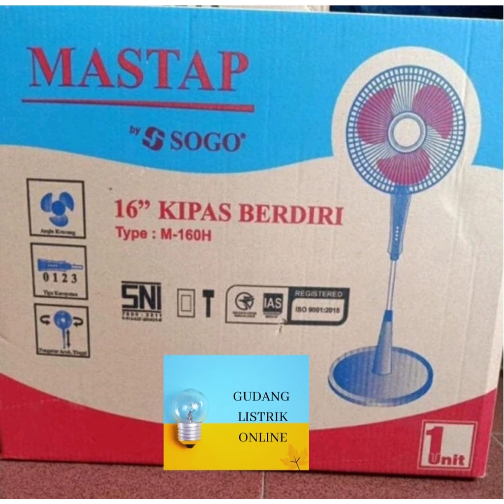 KIPAS ANGIN BERDIRI STAND FAN 16 INCH MURAH