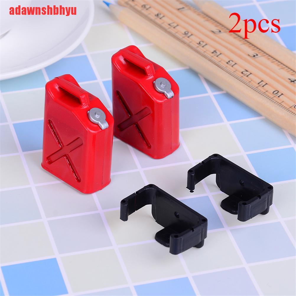 2pcs Aksesoris Tangki Bahan Bakar Mini Rc Crawler 1: 10 Untuk Cc01 Axial