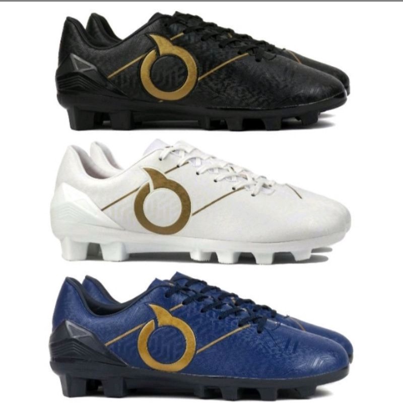 Sepatu Sepakbola Bola Ortuseight Ortus Sabre FG Original Putih Hitam