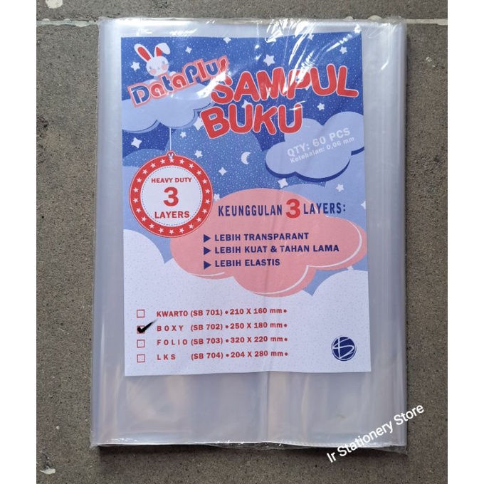 

Sampul Plastik Buku Boxy/B5/BigBoss
