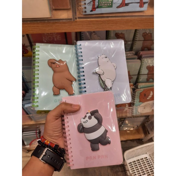 Jual miniso notebook we bare bears Indonesia