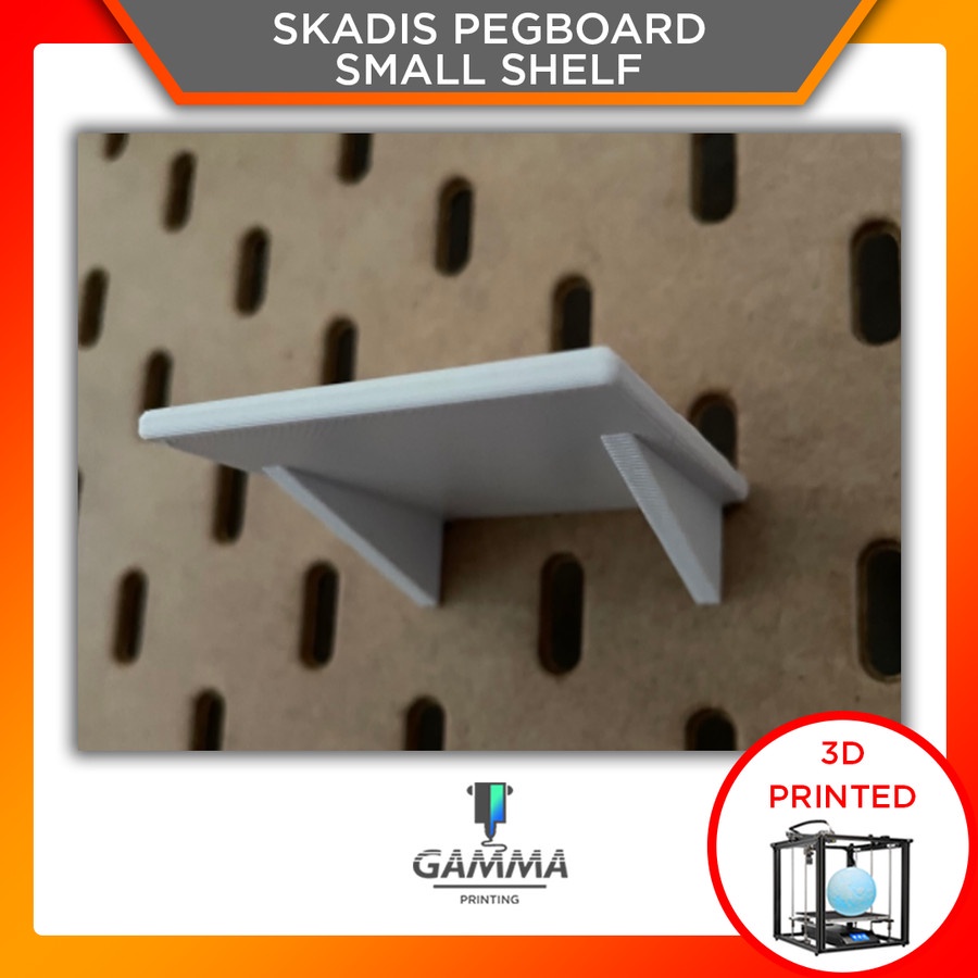 Pegboard Flat Shelf SKDS Rak Tray Aksesoris Container