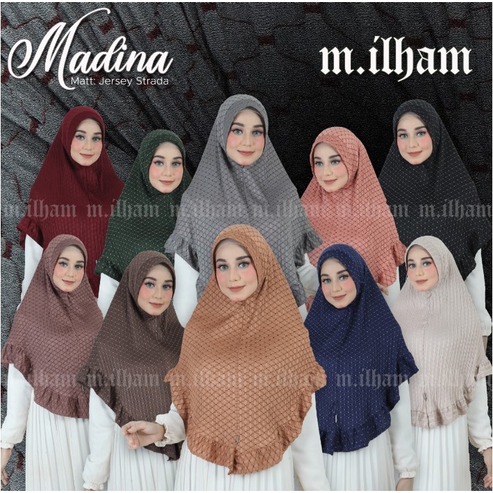 Jilbab Panjang Syari Jersey Jumbo Premium Terbaru Hijab Lembut Dan Tidak panas M Ilham MDN