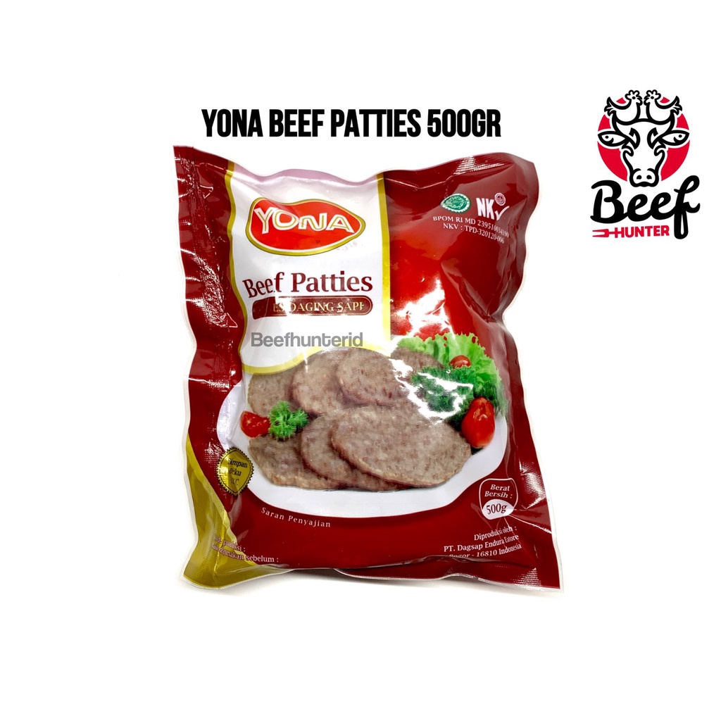 Yona Beef Patties 500gr