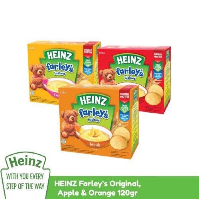 Heinz Farley’s Biscuit 120 gr / Biskuit Farley 120gr Bayi Anak