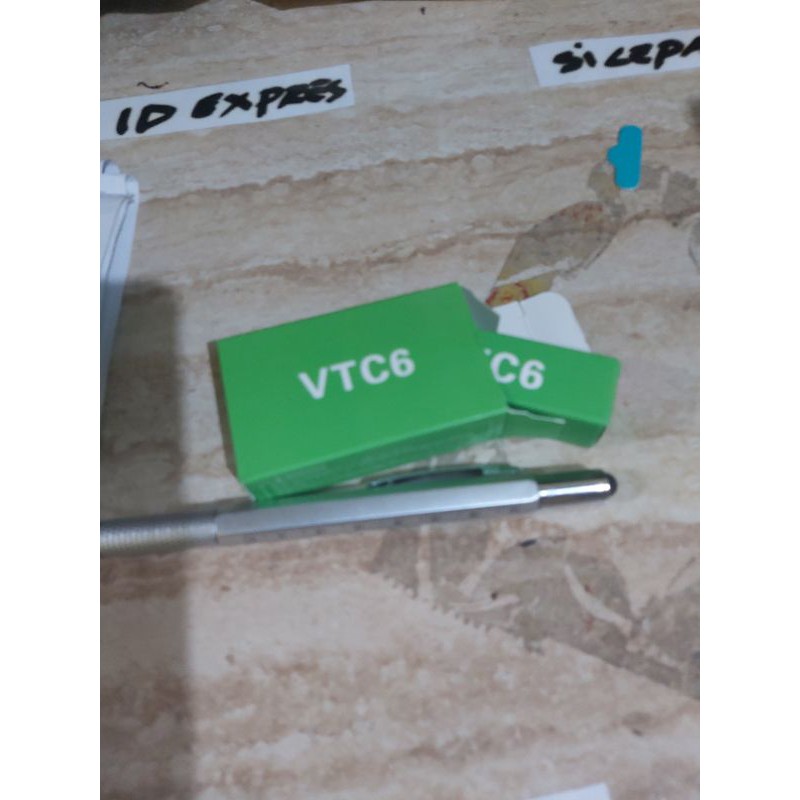 Baterai 18650 VTC6 3000mAh 20a flat top 18650 sony VTC 6 free case battery