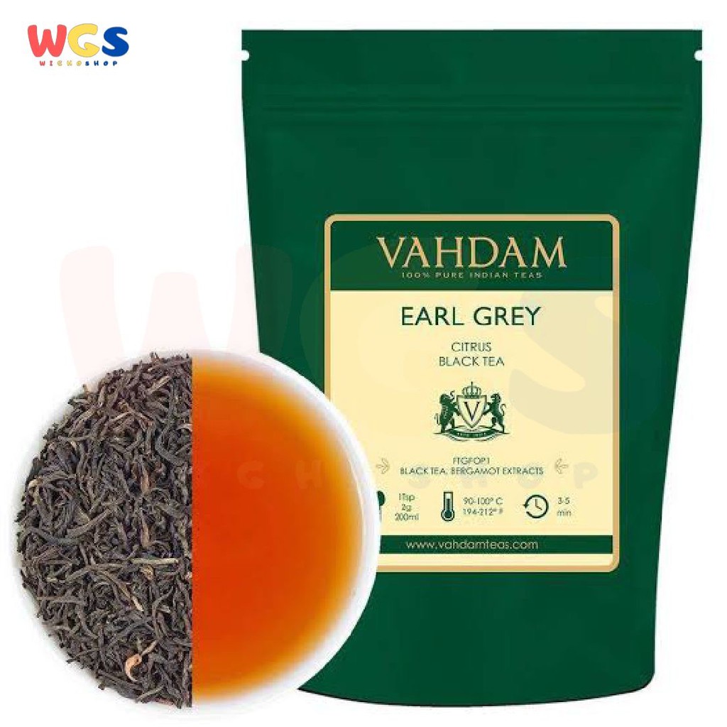 Vahdam Teas Black Tea Earl Grey Citrus 16 oz (454 g)