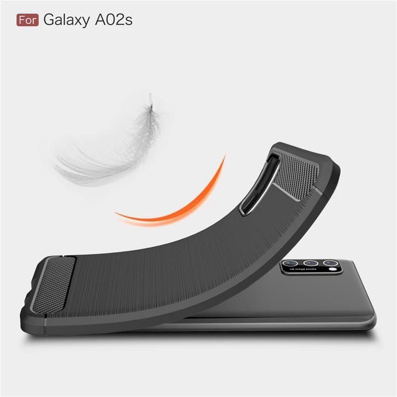 Case Samsung A02S Fiber Carbon Casing New 2021