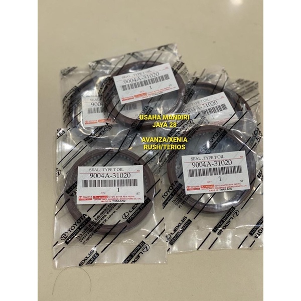 Oli seal crankshaft belakang Avanza xenia Orisinil