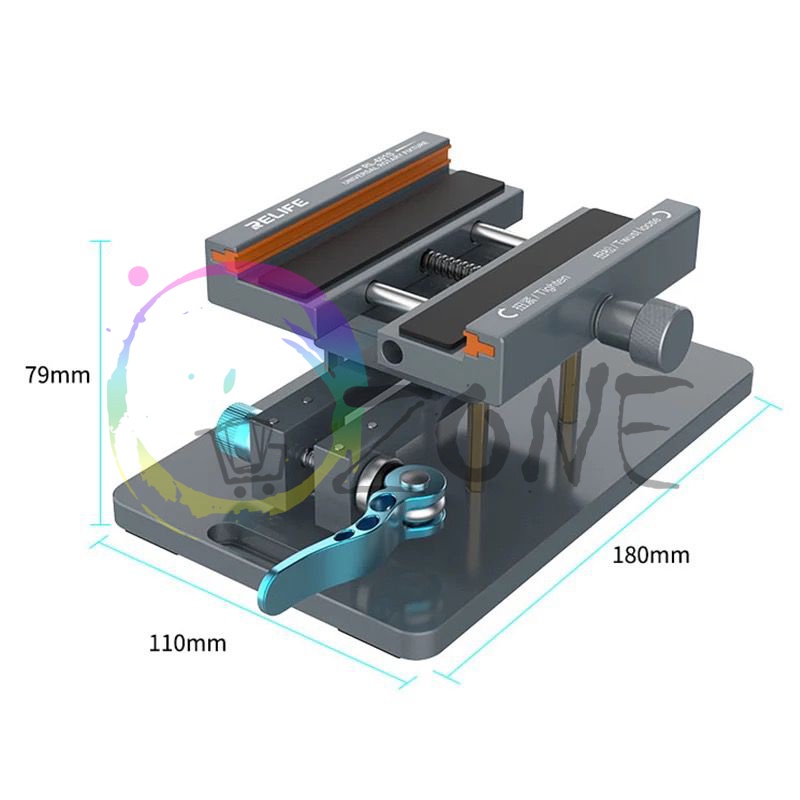 UNIVERSAL HOLDER ROTATING FIXTURE RELIFE RL-601S - PENJEPIT BACK GLASS