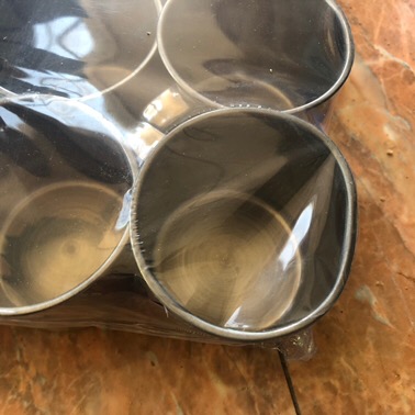 Grosir Souvenir Termurah 4 Lusin / 48 Pcs Gelas Cangkir Mug Stainles Import Tanpa Tutup  8 Cm