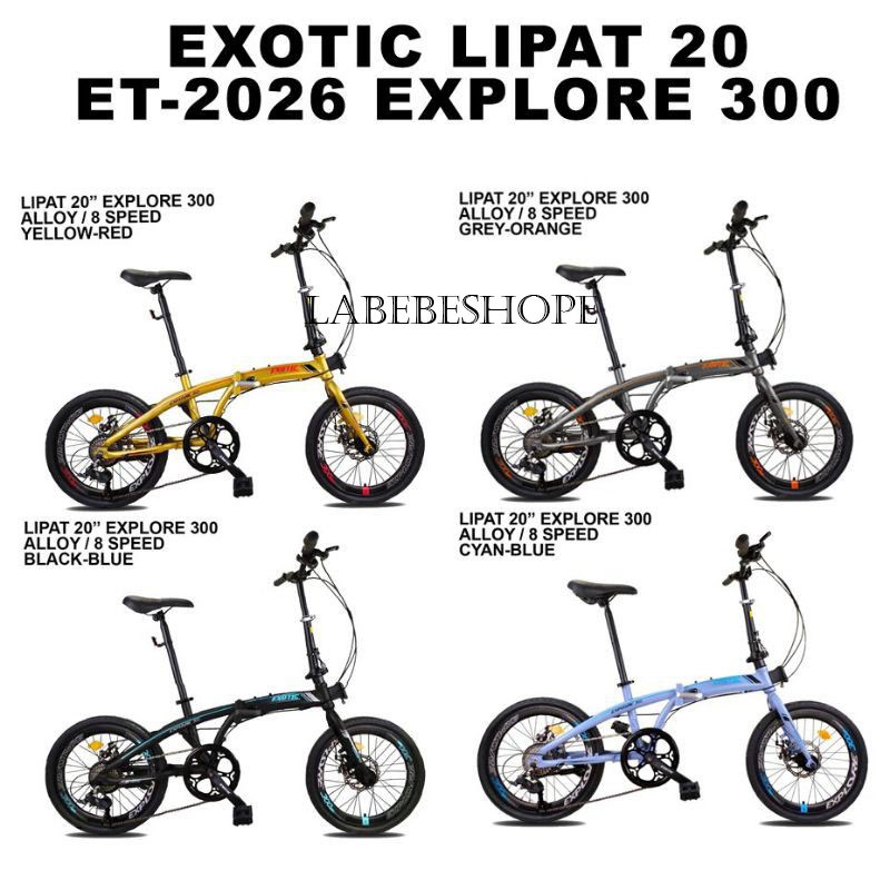 Sepeda Lipat 20" inch EXOTIC ET-2026 Explore 300