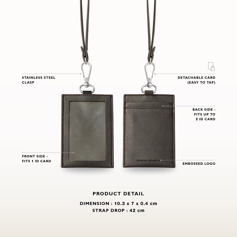 

id card/ card holder/ lanyard pria by stefan severin