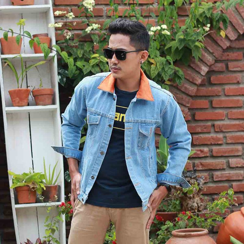 Jaket Dilan Denim Pria Doble Premium / Jaket Jeans Distro Garansi Original