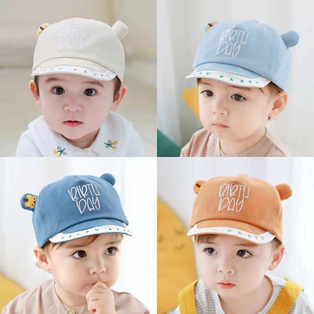 topi anak katun 3d karakter lucu impor bahan premium model terbaru 2021