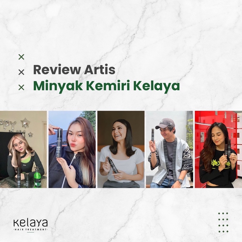 KELAYA Minyak Kemiri | Hair Serum Rambut Rontok Botak Penumbuh Rambut Alami