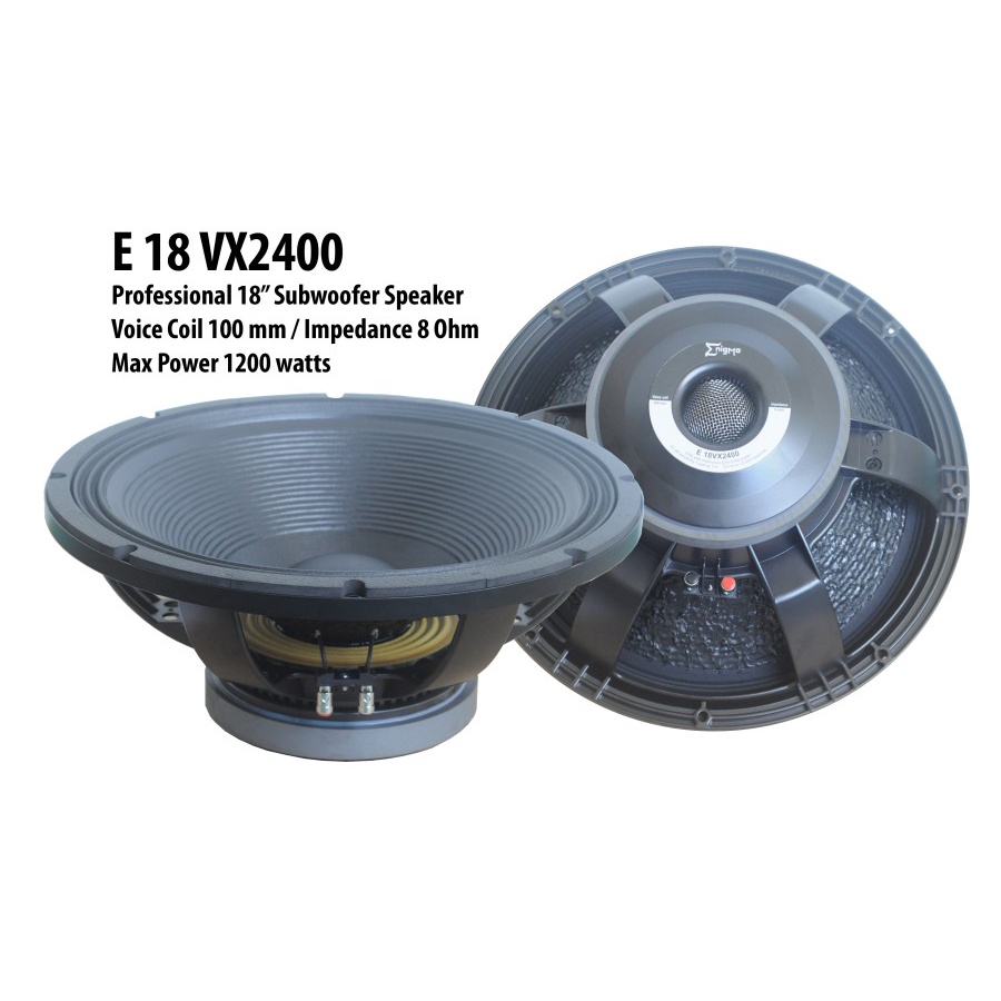 speaker komponen enigma 18 inch VX2400