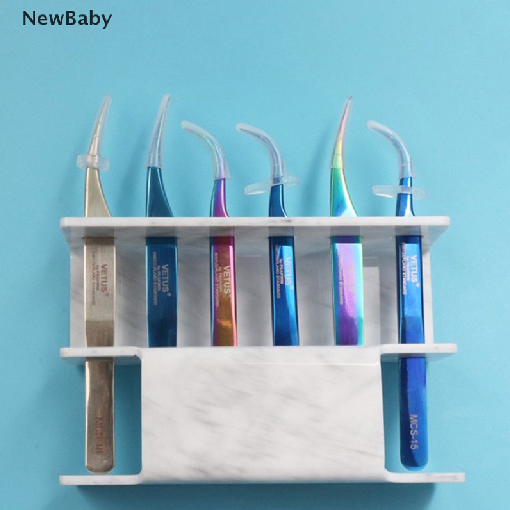Rak Stand Holder Pinset Bulu Mata Bayi Dengan 6 Lubang