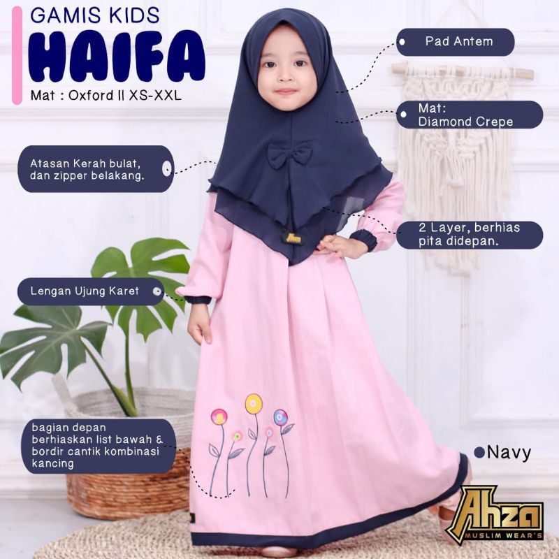 Haifa gamis kids by Ahza