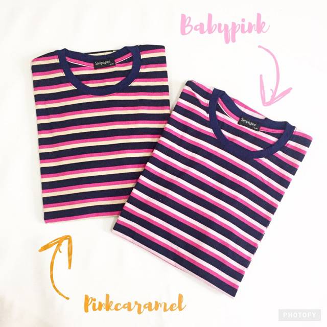 KAOS STRIPE LENGAN PANJANG