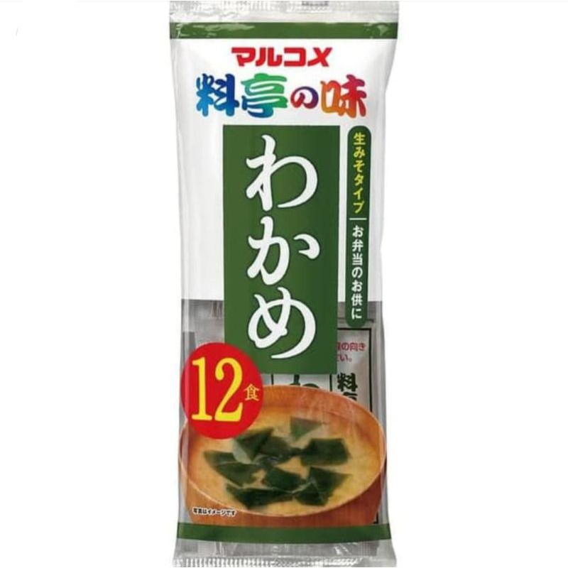 

Marukome Nama Misoshiru Ryotei No Aji Wakame 216gr