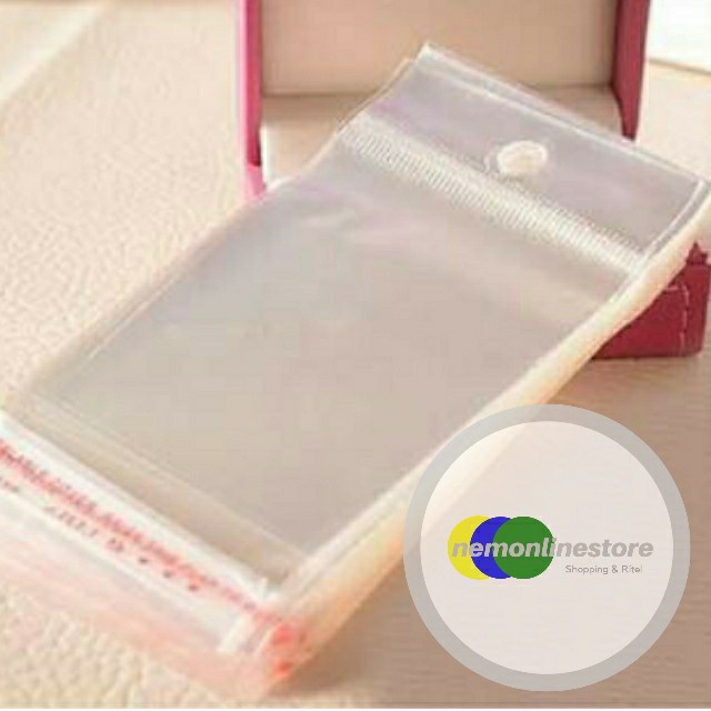 LJ-Plastik Opp Seal Lubang 11x18 cm (Isi 100 pcs)