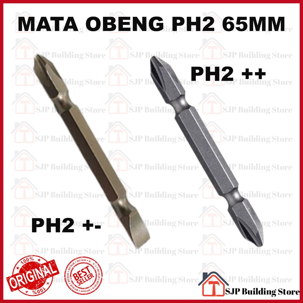 (COD) Mata Obeng Angin PH 2 / Scrawdriver Bits Magnet PH 2 65 Mm