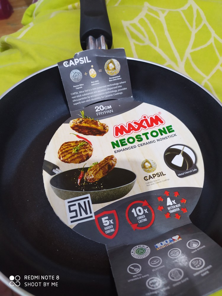 Maxim Neostone Frypan / Wajan  20cm, 22cm 24cm