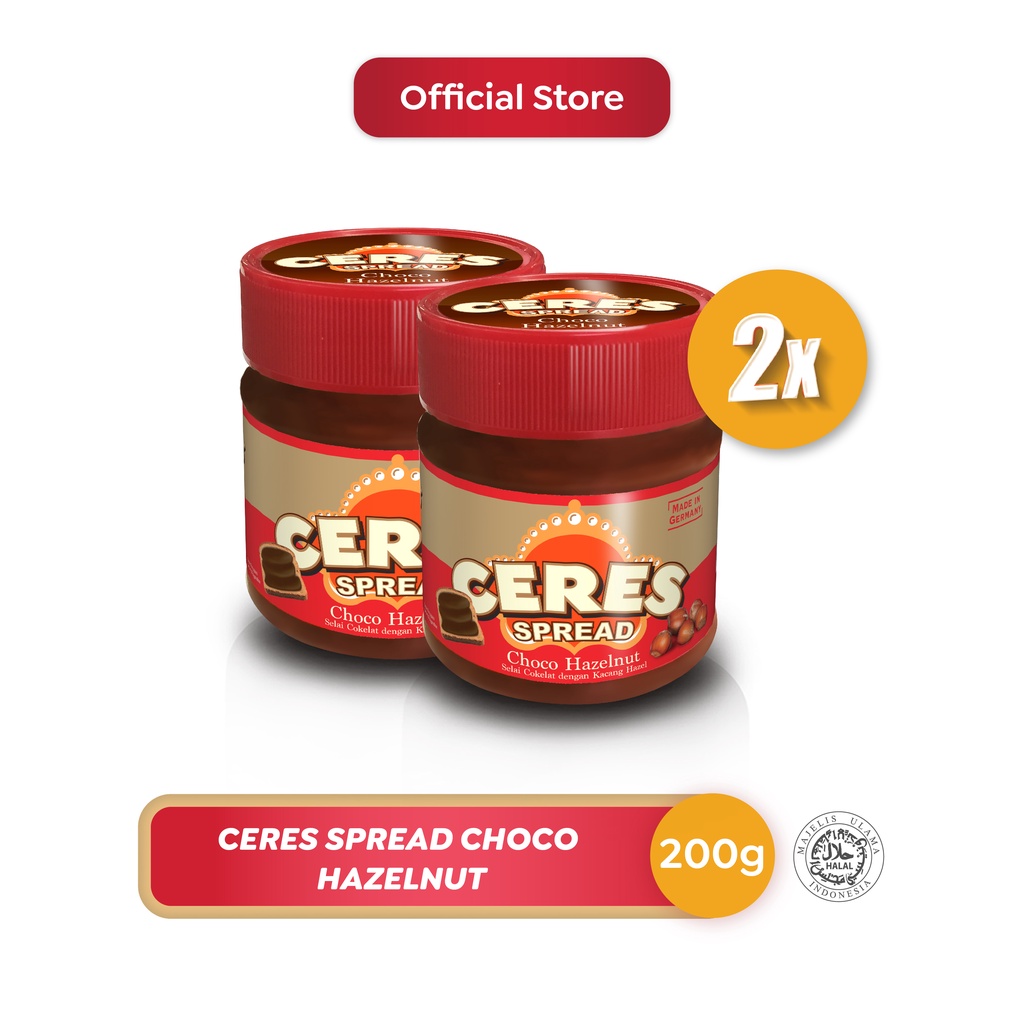 

Ceres Spread Choco Hazelnut 2 x 200 gr