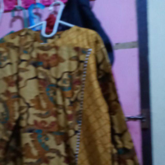 New Sriwedari Superjumbo(gamis Batik Jumbo,batik Bigsize,busana Wanita,batik Murah,batik Solo)