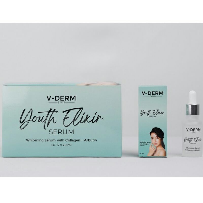 V-DERM WHITENING SERUM WITH COLLAGEN + ARBUTIN