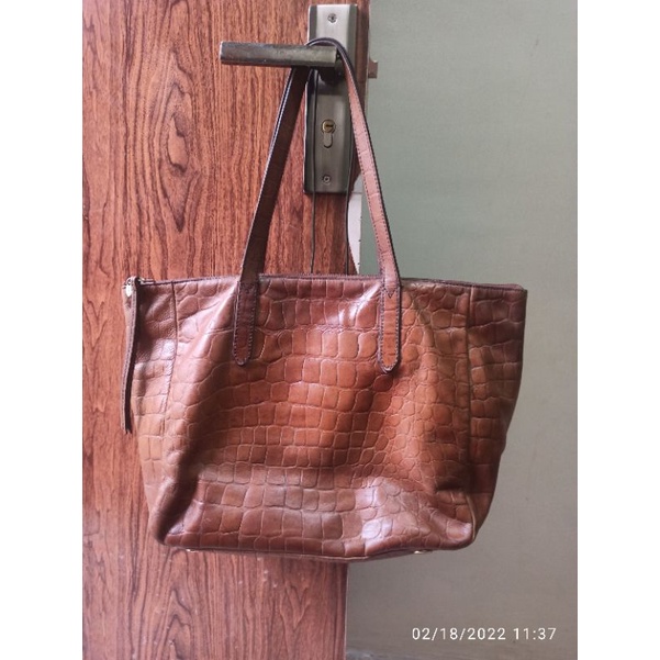 Tas fossil shopper crocco (preloved)