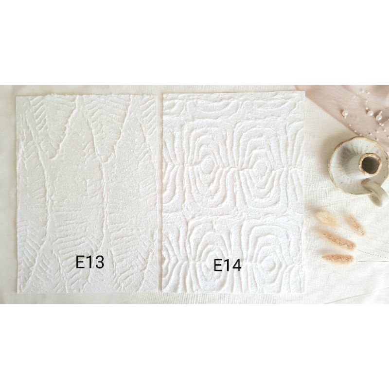 

Cotton Embossed Handmade Paper Size A4 E1-E15