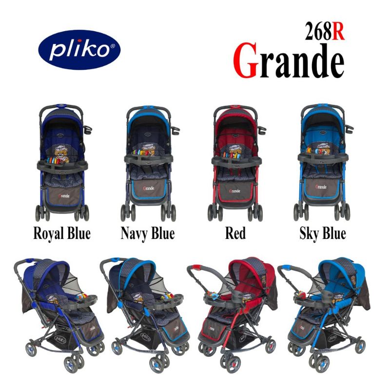 Stroller Pliko Grande 268 Stroller Bayi Pliko